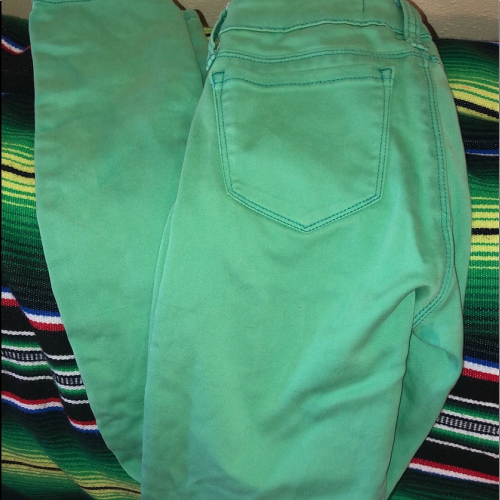 Stretchy Teal Pants